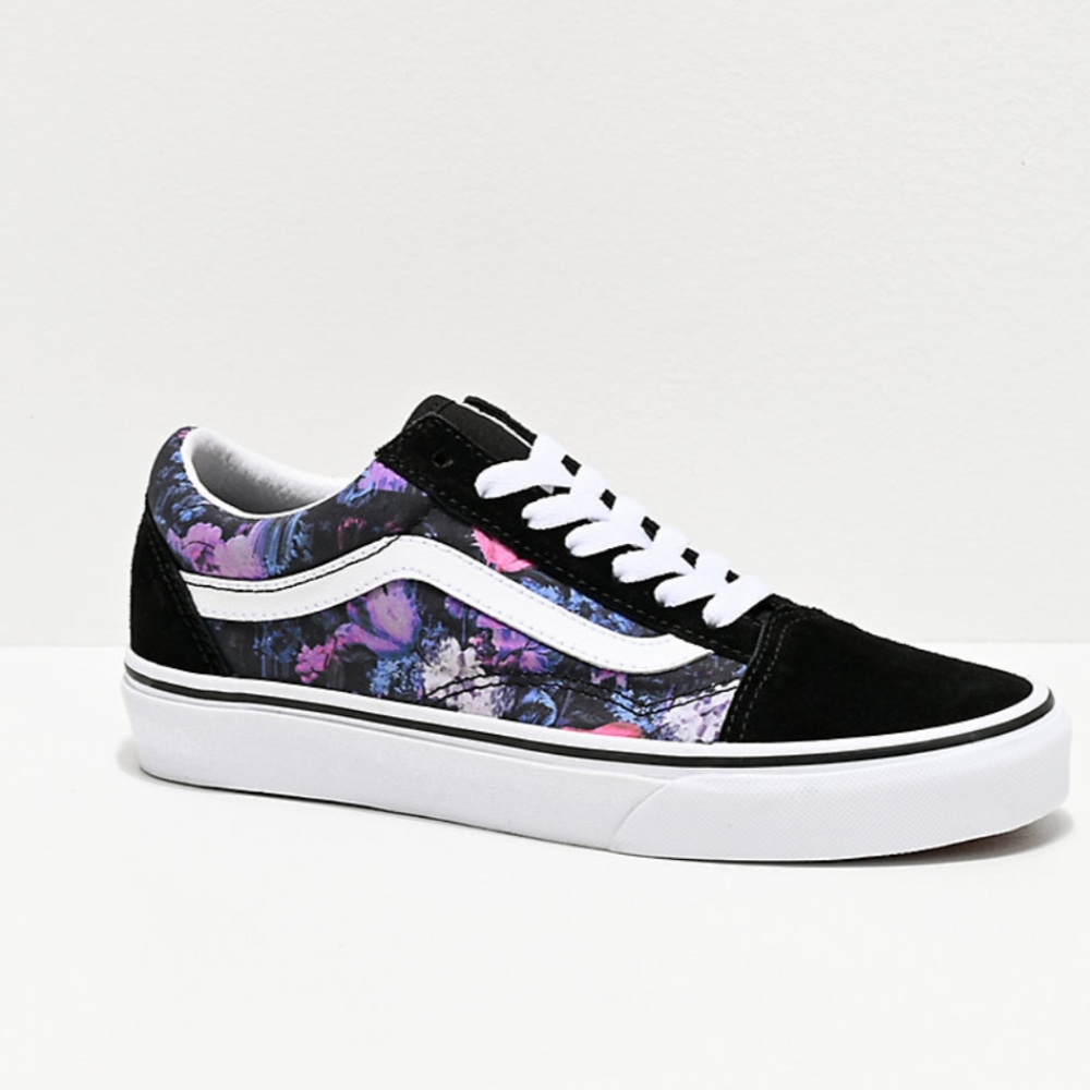 ISO! Vans black floral size 9 womens